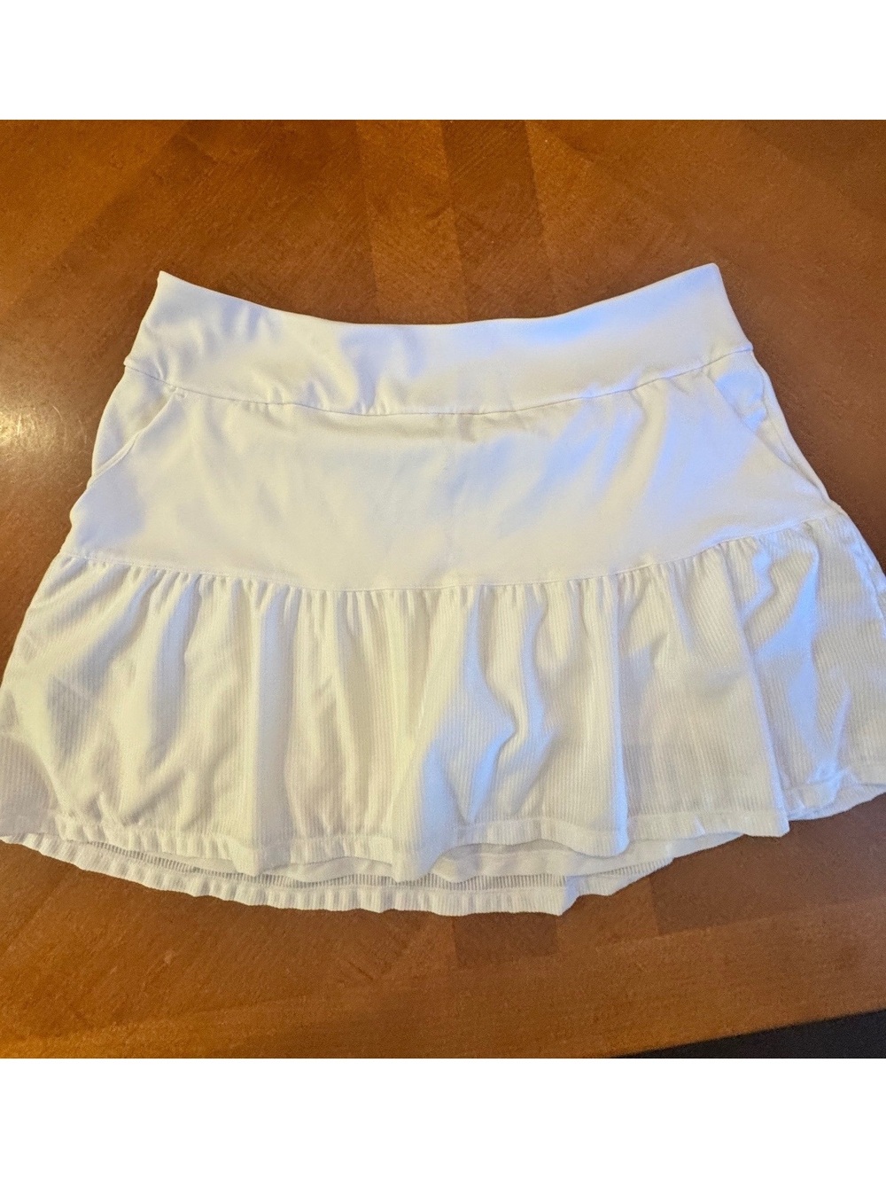 Adidas Women's White Pleated Tennis Skort XL 2633